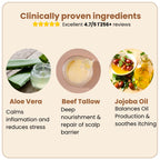 Organic Beef Tallow Shampoo • Scalp Barrier Repair